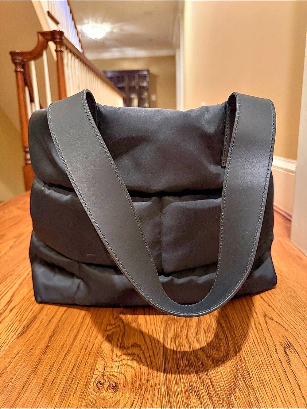FRAME Nylon Quilted Plaque Tote